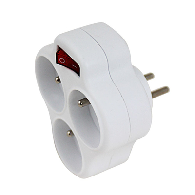 Shirit elektrik Esperanza ELK304W, 3 priza, çelësa individualë, i bardhë