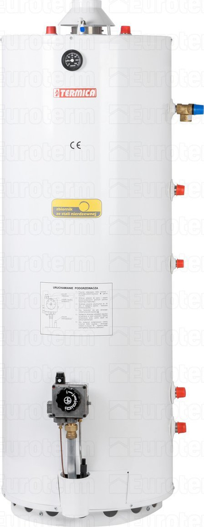 Bojler me gaz Termica P150SP, 8 kW, 120 L, i bardhë