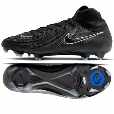 Këpucë futbolli Nike Phantom Luna II Elite M FJ2572-001, për bar natyral, për meshkuj, të zeza