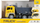 Lodër kamion baski Mega Creative Truck Tipper, 1:18, me drita dhe tinguj, i verdhë gri