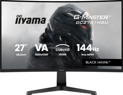 Monitor gaming iiyama G-Master Black Hawk GC2781HSU-B1, 27\", Full HD, 144Hz, i zi