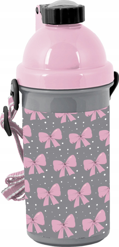 Шише за вода Paso PP22GG-302, 550 ml, со ремен, јорговано