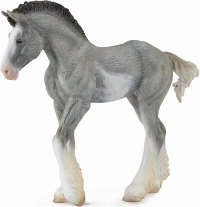 Figurë Collecta Clydesdale Foal Blue Roan