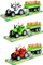 Lodër traktor me rimorkio MIX, plastikë, për kalamoj, shumëngjyrëshe