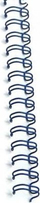 Spirale metalike Argo Wire, 11mm, A4, blu, 100 copë