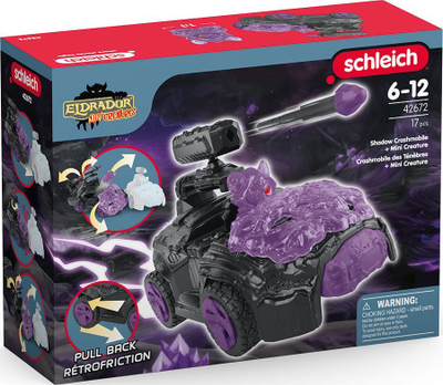Сет за игра Schleich Eldrador Shadow CrashMobile, со Mini Creature, виолетова