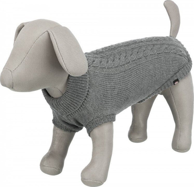 Triko për qen TRIXIE Kenton, S 40 cm, akrilik, gri