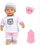 Kukull funksjonale Bayer Design Kiss Baby, 36 cm, me biberon dhe qetësues, rozë