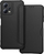 Këllëf telefoni Razor Book për Xiaomi Redmi Note 12 5G, flip me kapak, lëkurë eco, i zi