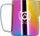 Ibrik qumështi Barista Space Colorful Milk Pitcher, 600 ml, çelik inox, shumëngjyrësh