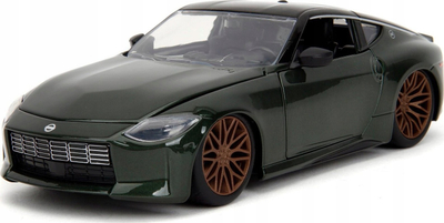 Maketi diecast Jada Toys Fast and Furious 2023 Nissan, shkalla 1/24, model për koleksion, ngjyrë argjend