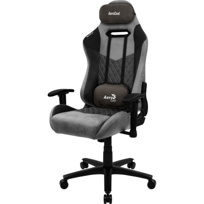 Karrige gaming Aerocool Duke AC-280, AeroSuede, deri 150 kg, gri me të zezë