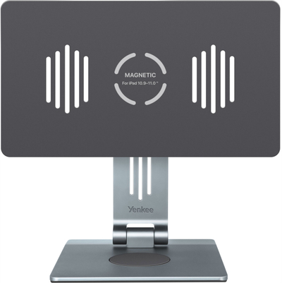 Qëndrim magnetik me hub YENKEE YSN 04 TASK për iPad 11", USB-C PD, HDMI, gri