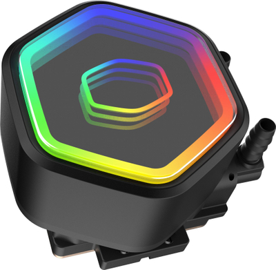 Ладилник за вода за процесор Cooler Master MasterLiquid 360 Core II, радијатор 360 mm, ARGB, црн