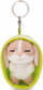 Varëse çelsash Nici Green Sleeping Pets, lepur pelushi 8 cm, me shportë, jeshile
