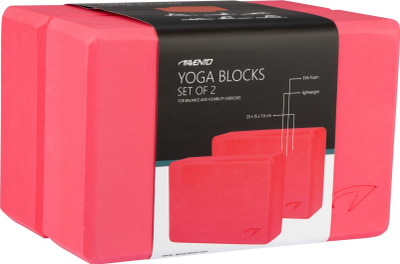 Blloqe joga Avento, set me 2 copë, 23 x 15 x 7.6 cm, rozë