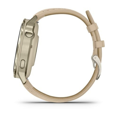 Ora inteligjente Garmin Venu 4, GPS, 12 ditë bateri, bezhë