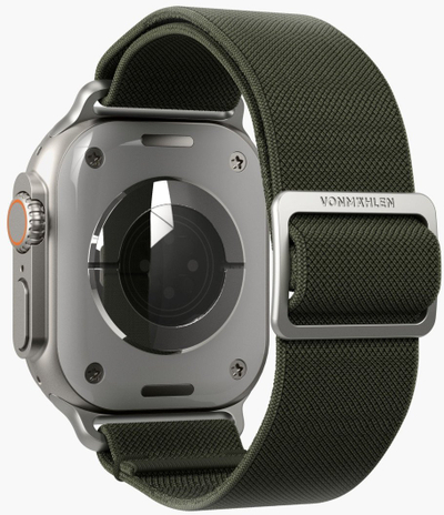 Rrip ore Vonmählen Classic Nylon Loop, 44 45 46 49mm, najlon, jeshil