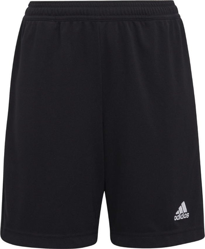 Shorce sportive për kalamaj adidas Entrada 22 Jr H57498, poliester i riciklum, për stërvitje futbolli, të zeza