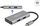 Hub USB DeLOCK 63261, USB‑C në 3x USB‑A edhe USB‑C, 10 Gbps, gri