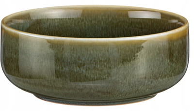 Pjatë e thellë porcelani Verlo Cane, 15.5 cm, ngjyrë ulliri