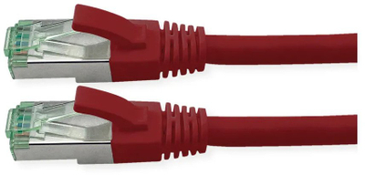 Kabllo interneti Roline 21.45.3210, Cat6, 0.5m, e kuqe