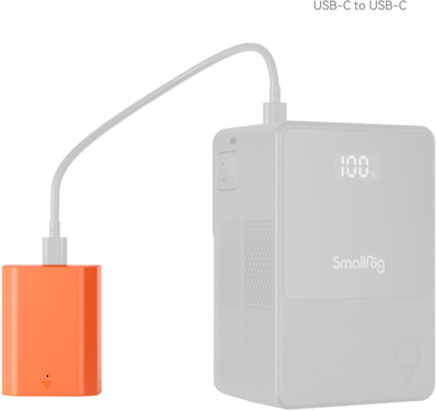 Bateri kamerë SmallRig 4969 NP-FZ100, USB-C e rikarikueshme, portokalli