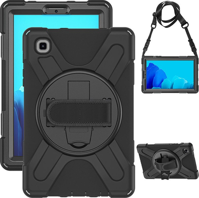 Kapak tablet eStuff Black Defender për Samsung Galaxy Tab A7 Lite 8.7", i zi