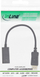 Adapter DisplayPort në HDMI InLine, me audio, DisplayPort mashkull në HDMI femër, i zi