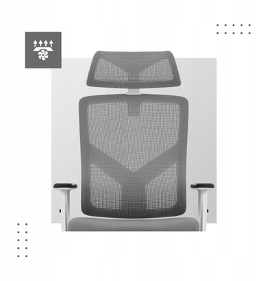 Karrige zyre Otoné Mark Adler Manager 3.3, ergonomike, e bardhë