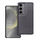 Mbështjellës telefoni Matrix Clear Case për Samsung S25, pjesë e tejdukshme, kornizë e zezë