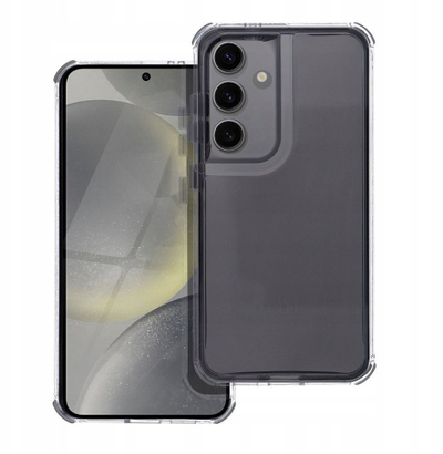 Mbështjellës telefoni Matrix Clear Case për Samsung S25, pjesë e tejdukshme, kornizë e zezë
