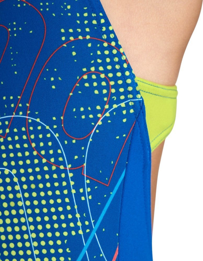 Kostum noti gocash Arena Galactic Swim Pro, njëcopësh, masa D 140, blu