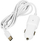 Karikues makine USB Type C, 5V 2.1A, 12V 24V, i bardhë