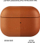 Kuti mbrojtëse FIXED PodsLeather, për AirPods Pro 2 USB‑C, me MagSafe, ngjyrë kafe