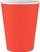 Gotë letre Red Paper Cups, 250ml, set me 6 copë, e kuqe