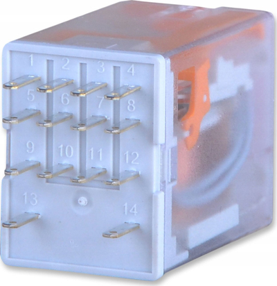 Rele industriale Relpol R4N-2014-23-5230-WT, 4P, 230V AC, transparente