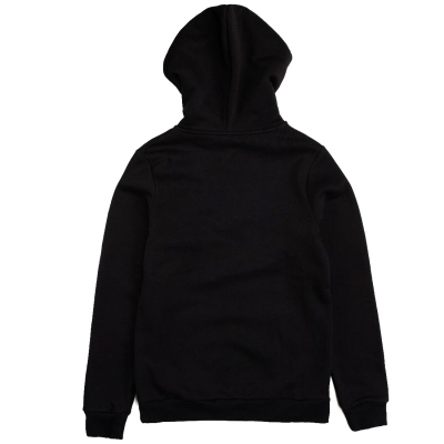Bluzë me kapuç Justhype Drawcord Hoodie NXTWOM3017, pambuk poliester, e zezë