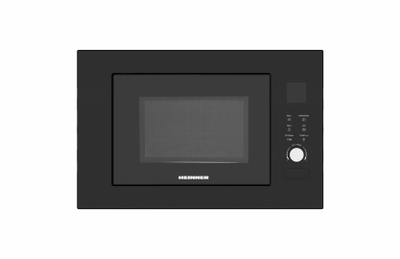 Furrë me mikrovalë e integruar Heinner HMW-BI2360BK, 23L, me grill, e zezë