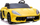 Makina elektrike për kalamoj Sports Car, 12V, 2 vende, e verdhë