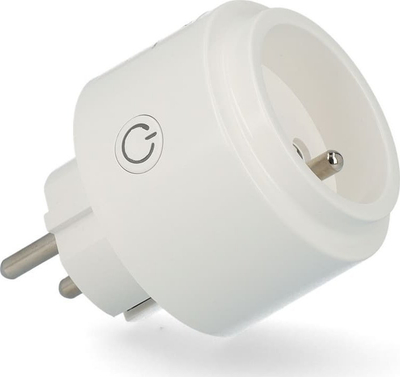 Prizë inteligjente WiFi Tuya Power Meter, 3680W, matës energjie, e bardhë