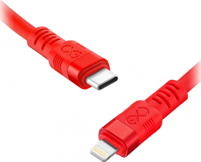 Kabllo USB Orno eXc WHIPPY Pro, USB-C me Lightning, 2 m, e kuqe