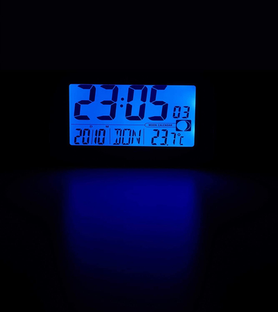 Termometër digjital Mebus 51461, LCD 2 rreshta, °C dhe °F, i bardhë