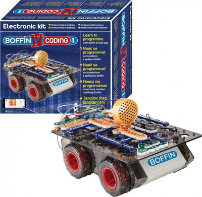 Lodër edukative elektronike Boffin IV Coding 1 Car, set ndërtimi makine, për programim fëmijësh