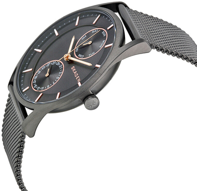 Orë dore për meshkuj Skagen Holst SKW6180, e hirtë