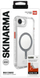 Футрола Skinarma Saido MagSafe за iPhone 16e, проѕирна, магнетна