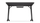 Tavolinë Endorfy Atlas S, 114 cm x 74 cm, e zezë