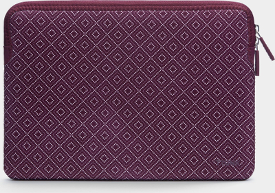 Mbajtëse laptopi Trunk Case Rhombe, 13", neopren, e kuqe verë
