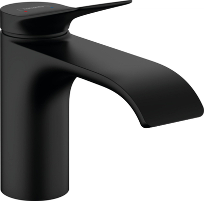 Bateri lavamani Hansgrohe Vivenis 80, pa set shkarkimi, ngjyrë matte black