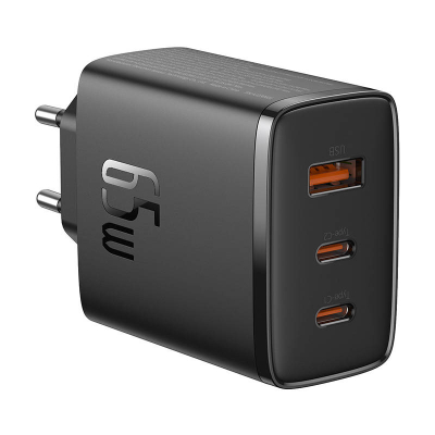 Karikues muror Baseus OS-Cube Pro 65W, 2x USB-C 1x USB-A, GaN5, i zi